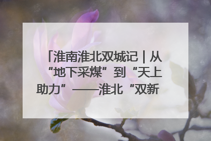 淮南淮北双城记｜从“地下采煤”到“天上助力”——淮北“双新”产业突围记